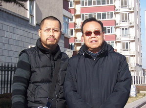 2008年，我院副院長古一雄與我院名譽顧問張森洲先生。