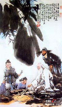 《老子演道》 道可道,非常道;名可名,非常名。无名,天地始;有名,万物母。常无,欲观其妙;常有,欲观其徼。此两者同出而异名,同谓之玄,玄之又玄,众妙之门。