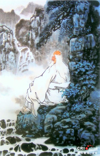 《对谷凝神》 谷神不死,是谓玄牝。玄牝门,天地根。绵绵若存,用之不勤。