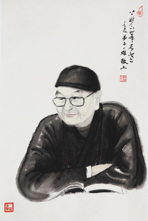 古一雄水墨作品